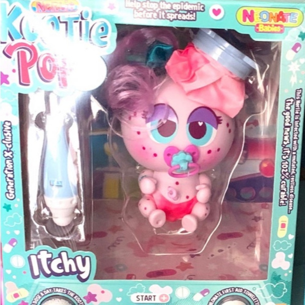 Distroller Itchy Scratchy Nerlie Neonate Doll NIB